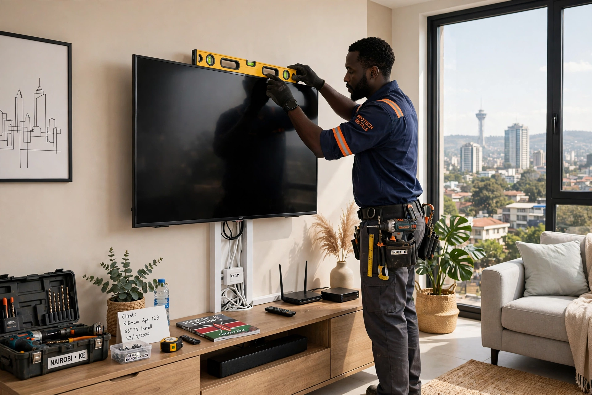 TV wall mounting Nairobi